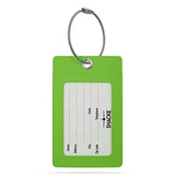 Luggage Tag Initial – Fully Bendable Tag W/ Stainless Steel Loop (Letter M)