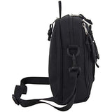 Eastsport Men's Multifunctional Messenger Bag, Over Shoulder, Crossbody for Everyday Use, Black