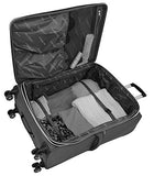 London Fog Northwood 28" Expandable Spinner, Dark Grey