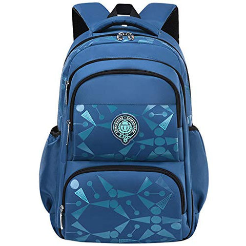 Uniuooi Primary School Bag Backpack for Boys Age 7-12 Years Large Blue