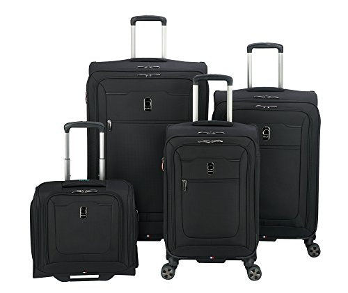 Delsey Luggage Hyperglide 4 Piece Luggage Set Carry On & Checked ...