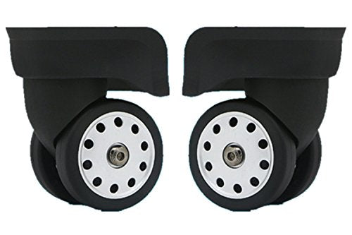 Liaozy888 Replacement Luggage Wheels W046# L Size (Di Long) Replacement Luggage Wheel/Wheels for suitcases (A Pair/Set)