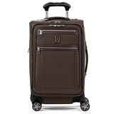 Travelpro Luggage Platinum Elite 21" Carry-On Expandable Spinner W/Usb Port, Rich Espresso