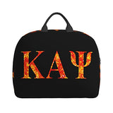 ZHUOBAIL Ka-pp_a A_lp-ha Ps-i 1911 KAP Fraternity Nupes Travel Duffel Bag Storage Packet Foldable Lightweight Portable High Capacity Tote Carry on Luggage Bags Handbag Box 16x6x12.6 inch