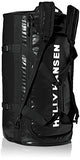 Helly Hansen Classic Duffel Bag With Backpack Straps, 990 Black, 90-Liter (X-Large)