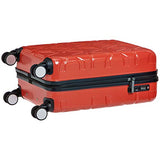AmazonBasics Pyramid Luggage Spinner with TSA Lock, 20-Inch Carry-On, Red