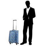 Atlantic Ultra Lite 4 | 21 And 24-Inch Expandable Spinners, Travel Pillow (Watercolor Blue)