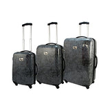 Chariot 3 Piece Hardside Lightweight Spinner Upright Luggage Set