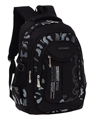 Fanci Flora Camo Prints Waterproof Nylon Elementary Middle High School Backpack Bookbag for Teenage