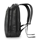 Briggs & Riley Leather Medium Backpack (No Initials Black)