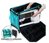 Tutto 9228Tma 2Xl Turquois Machine On Wheels Case, 27 By 16.25 By 14, Turquoise