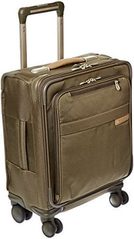 Briggs & Riley @ Baseline Luggage Baseline Commuter Spinner Bag, Olive, Medium
