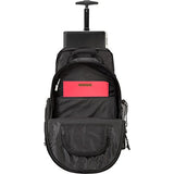 Targus Rolling Backpack Case For 15.4-Inch Laptops, Black (Tsb700)