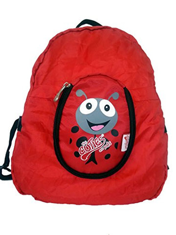 Cuties & Pals Cuties And Pals Polka Ladybird Kids Foldable Backpack