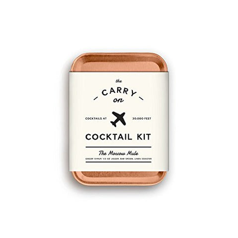 W&P MAS-CARRYKIT-MM Carry on Cocktail Kit, Moscow Mule, Travel Kit for Drinks on the Go, Craft Cocktails, TSA Approved
