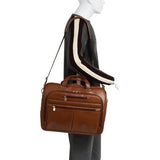 McKleinUSA ROCKFORD 86515 Brown Leather 17" Laptop Case