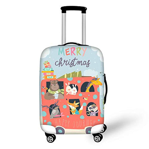 Bigcardesigns Chriatmas Designs Spandex Luggage Cover Anti-scratch Travel Case Size M apply