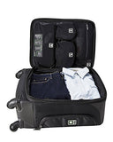 Genius Pack G4 22" Carry On Spinner Luggage - Smart, Organized, Lightweight Suitcase (G4 - Black)