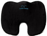 Coccyx Orthopedic Memory Foam Seat Cushion – Leading Choice For Your Back Pain, Sciatica, Tailbone,