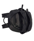 Calvin Klein Lane Nylon Key Item Backpack, Black/Silver