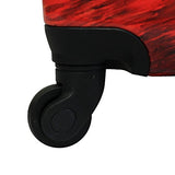 Dejuno 3-Piece Lightweight Hardside Spinner Upright Luggage Set, Parisian Nights