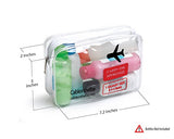 Tsa Approved Clear Travel Toiletry Bag | Quart Sized With Zipper | Airport Airline Compliant Bag