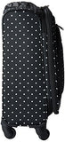 Kenneth Cole Reaction Dot Matrix 20" 600d Polka Dot Polyester Expandable 4-Wheel Spinner Carry-on Luggage, Black