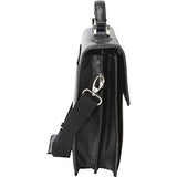 Kenneth Cole Reaction Leather Portfoilo Briefcase (Black)