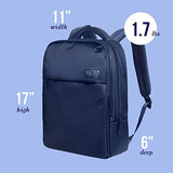 Lipault - Plume Business Backpack - 15" Laptop Over Shoulder Purse Bag for Women - Navy