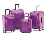American Tourister 4-Piece Set, Purple/Pink