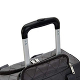 AmazonBasics Underseat Luggage, Grey Quilted