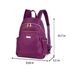 Cloth Shake Nylon Water-Resistant Backpack Bag - Top Handle Rucksack Lightweight Durable Casual