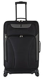 Travelers Club 4 Piece Travel Value Set Includes 25" Spinner Suitcase, 20" Carry-On Luggage, 21"