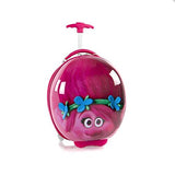Dream Works Trolls Hardside Rolling Luggage For Kids - 16 Inch [Pink]