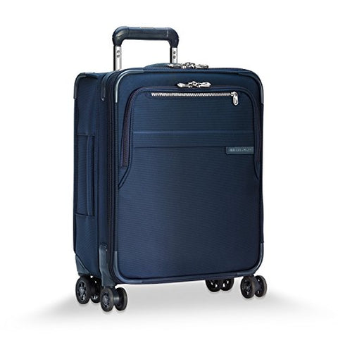 Briggs & Riley Baseline International Carry-On Expandable Wide-Body 21" Spinner, Navy