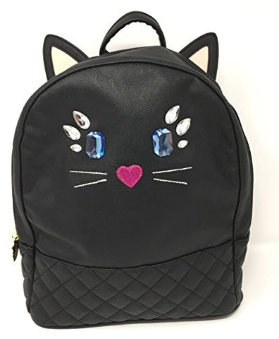 Betsey Johnson Lb Lucy Black Cat Backpack