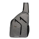 Shoulder Backpack Chest Crossbody Bags Large Travel Sling Pack for Men