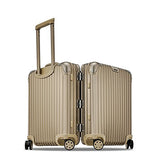Rimowa Topas Titanium Carry On Luggage 20 Inch Cabin Multiwheel 32L Suitcase Light Bronze
