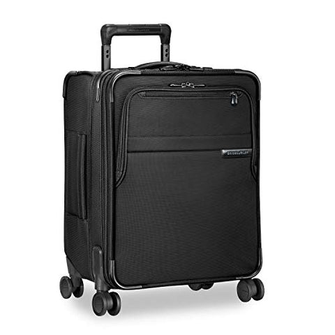 Briggs & Riley Baseline International Carry-On Expandable Wide-Body 21" Spinner, Black, One Size
