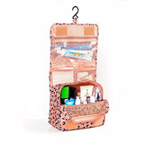 AutumnFall Pockettrip Hanging Toiletry Kit Clear Travel BAG Cosmetic Carry Case Toiletry (Pink)