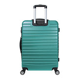 World Traveler Expedition 3-Piece Hardside Spinner Luggage Set, Green