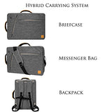 3-in-1 [Gray] Daily Laptop Carrying Messenger Bag for Acer Swift 7,5,3,1 (13"-14")/ Spin 7,5,3,1