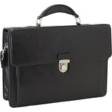 Kenneth Cole Reaction Leather Portfoilo Briefcase (Black)