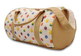 Vietsbay Women Colorful Polka Dots-26 Printed Canvas Travel Duffle Bag Was_47