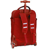 J World New York Women'S Parkway Rolling Backpack, Red One Size