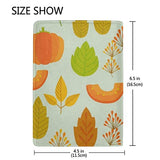 Passport Holder Autumn Leaves Pattern Passport Cover Case Wallet Card Storage Organizer for Men