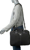 Mobile Edge 16-Inch Premium Nylon Laptop Briefcase - Black (Mebcnp1)