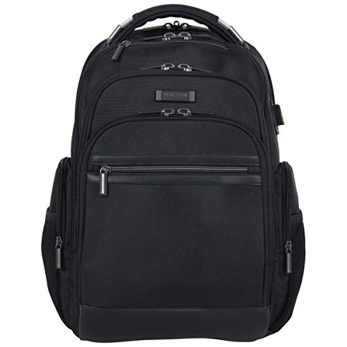 Kenneth Cole Reaction Triple Compartment 17" Laptop Backpack Black One Size
