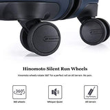 GoPenguin Luggage, Carry On Luggage with Spinner Wheels, Hardshell Suitcase for Travel with Built in TSA Lock Navy Blue