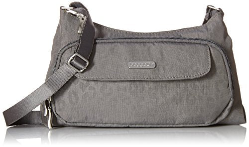 Baggallini Everyday Crossbody Bagg, Pewter/Che, One Size